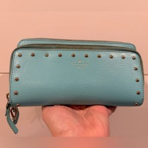 Blue Kate Spade Wristlet/Clutch